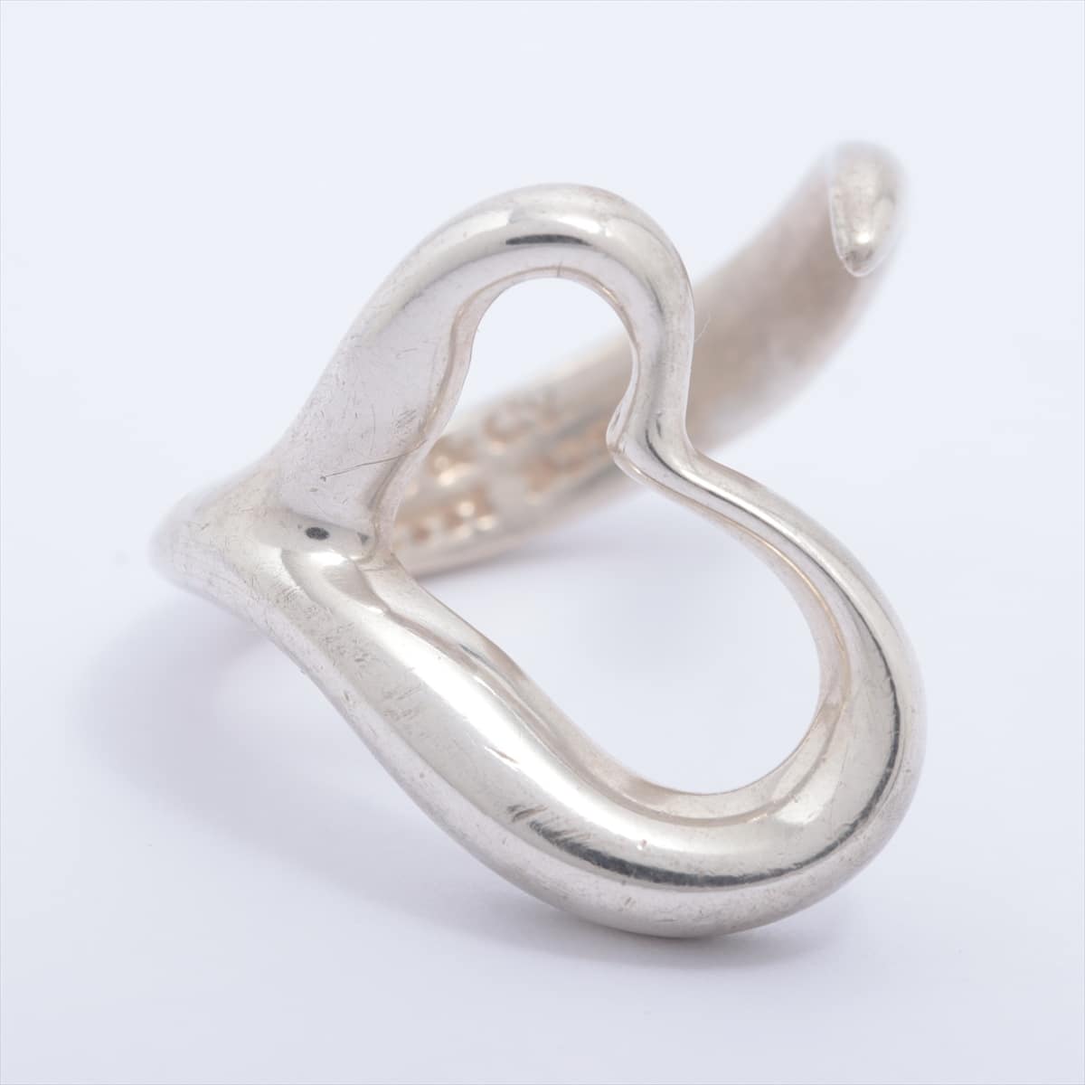 Tiffany Open Heart rings 925 5.8g Silver
