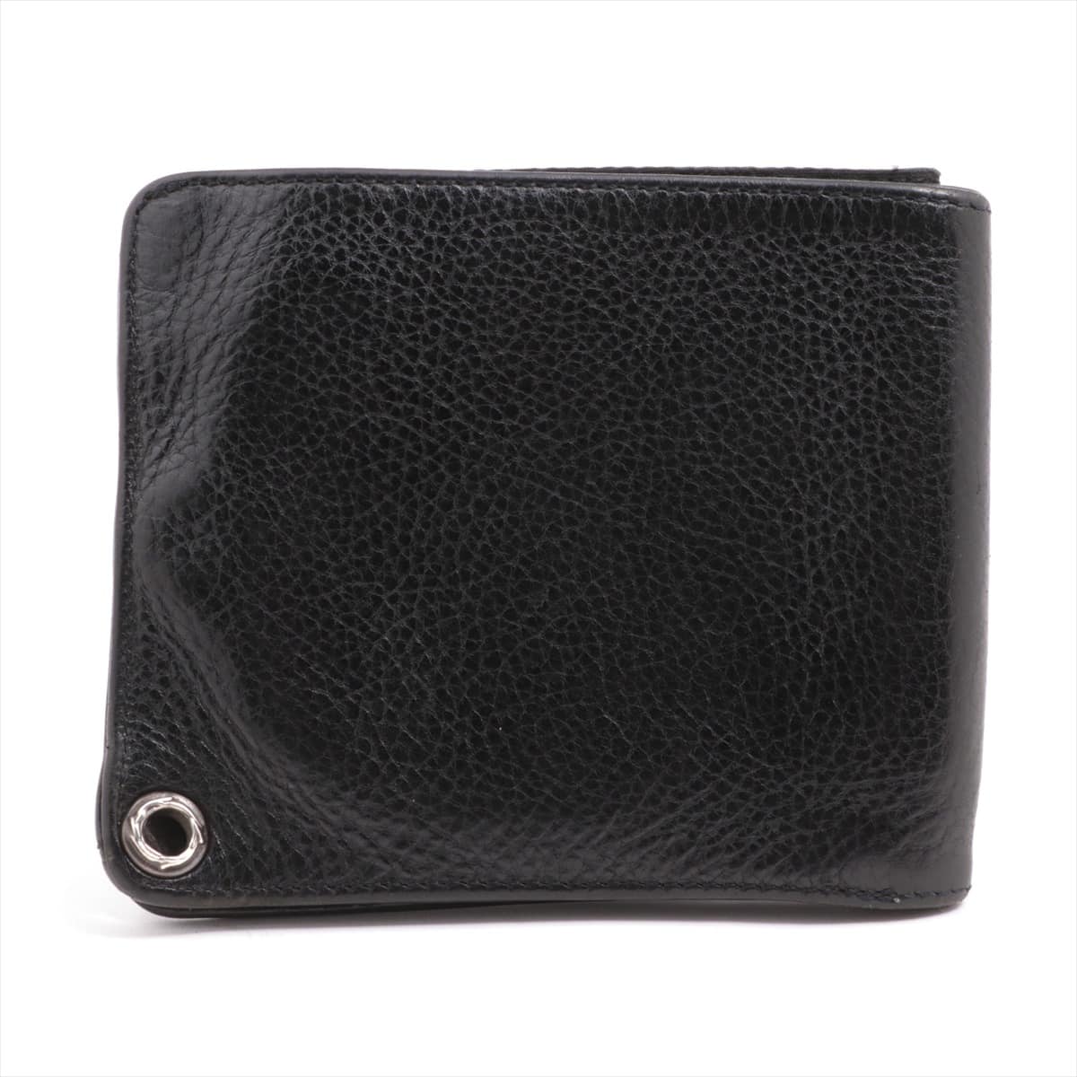 Chrome Hearts 1snap Wallet Leather With invoice