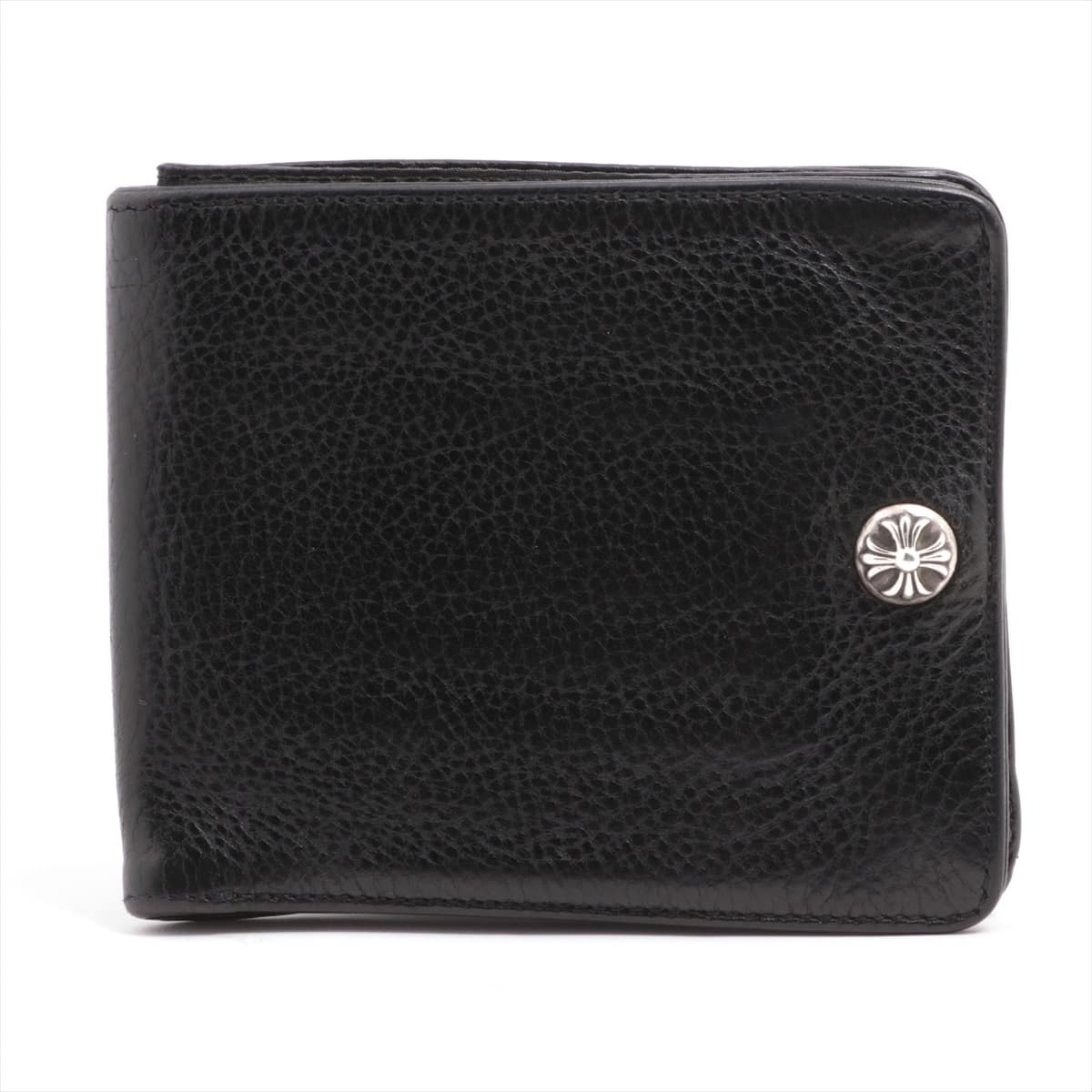 Chrome Hearts 1snap Wallet Leather With invoice