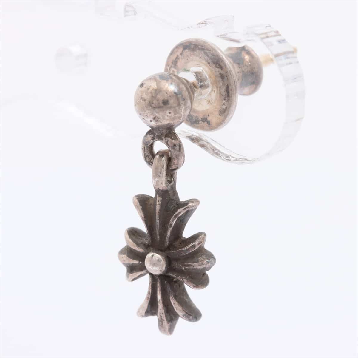 Chrome Hearts Stack CH Cross Piercing jewelry (for one ear) 925×14K 1.2g There is dullness