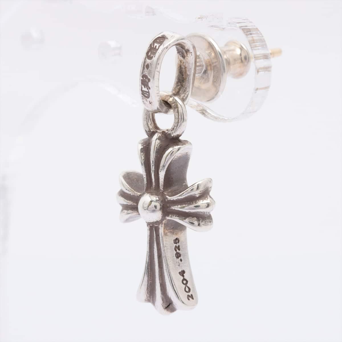 Chrome Hearts CH Cross Baby fat charms Piercing jewelry 925×14K 2.5g With invoice