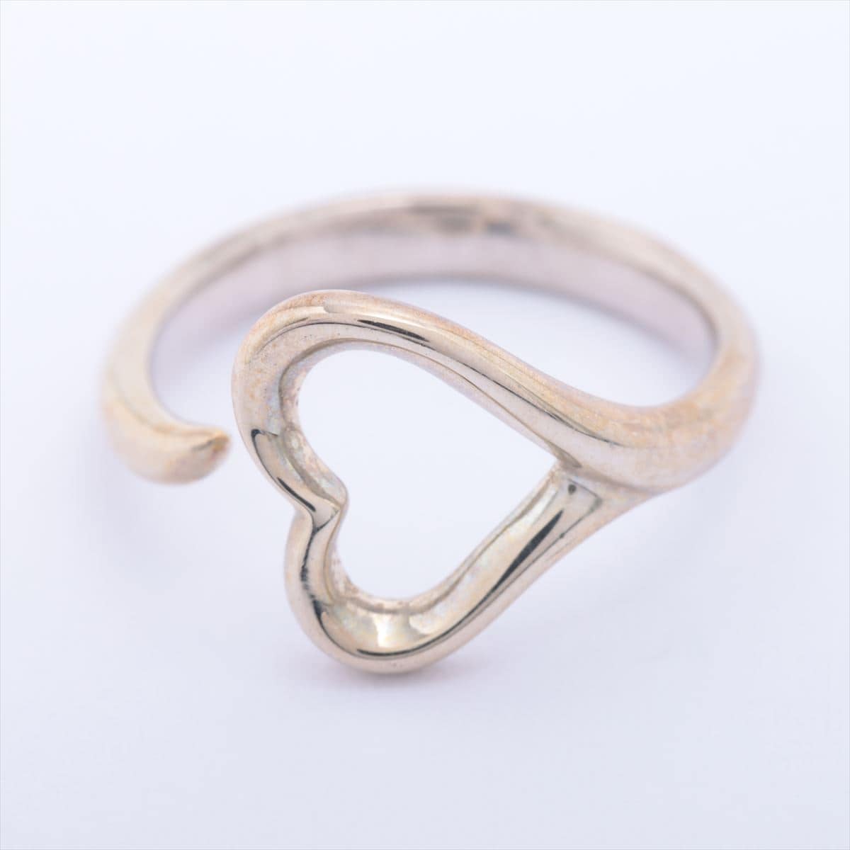 Tiffany Open Heart rings 925 2.2g Silver