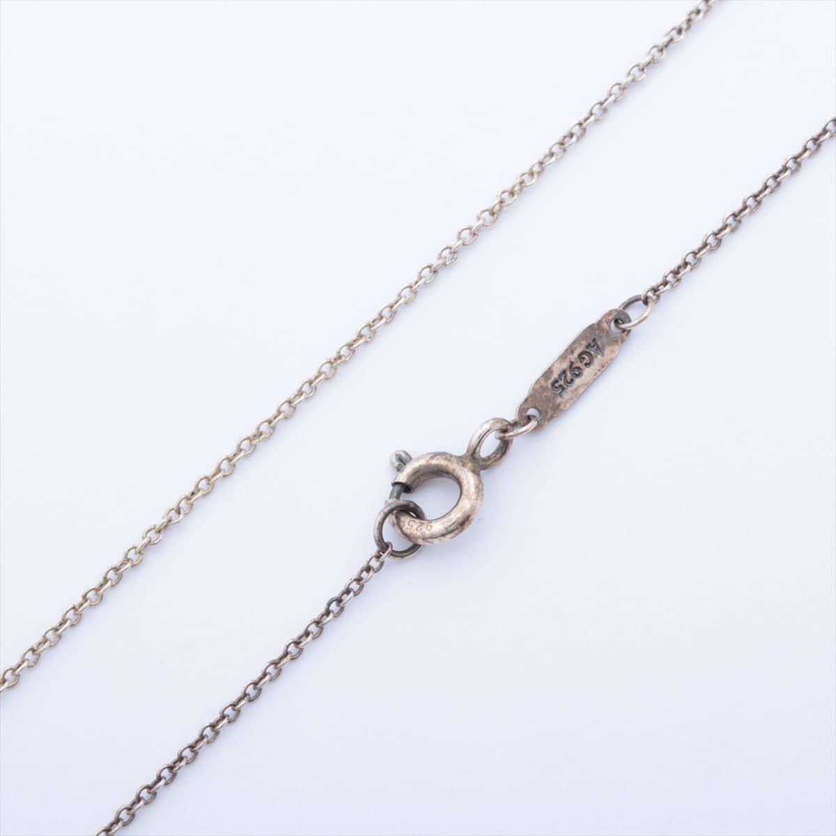 Tiffany Atlas Cube Necklace 925 5.8g Silver