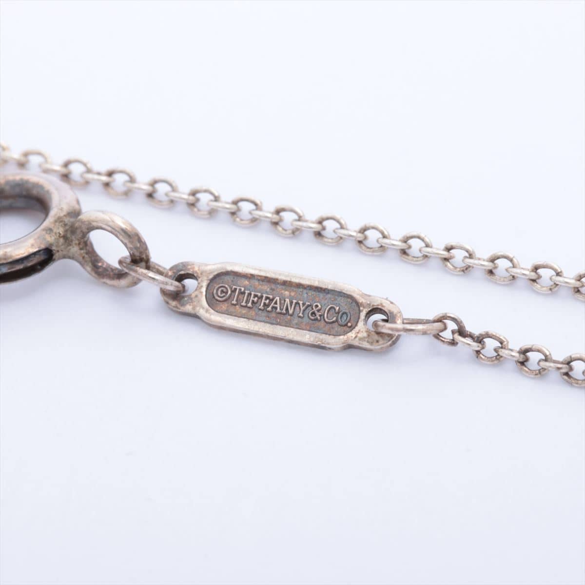 Tiffany Atlas Cube Necklace 925 5.8g Silver