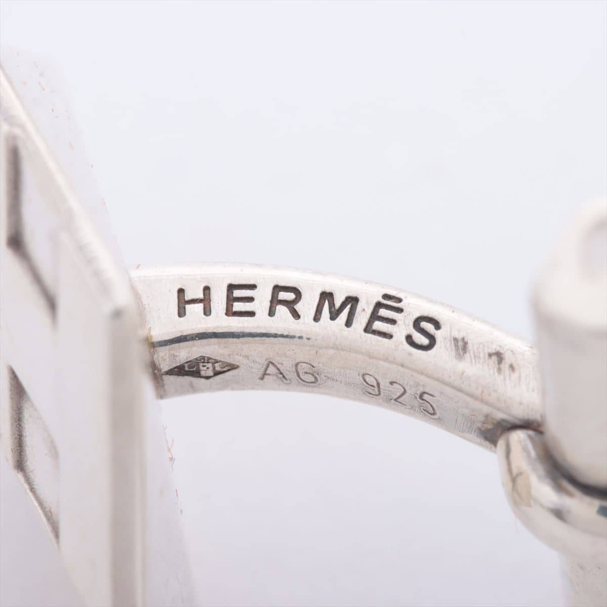 Hermès Logo Cuffs 925 Silver 13.2g