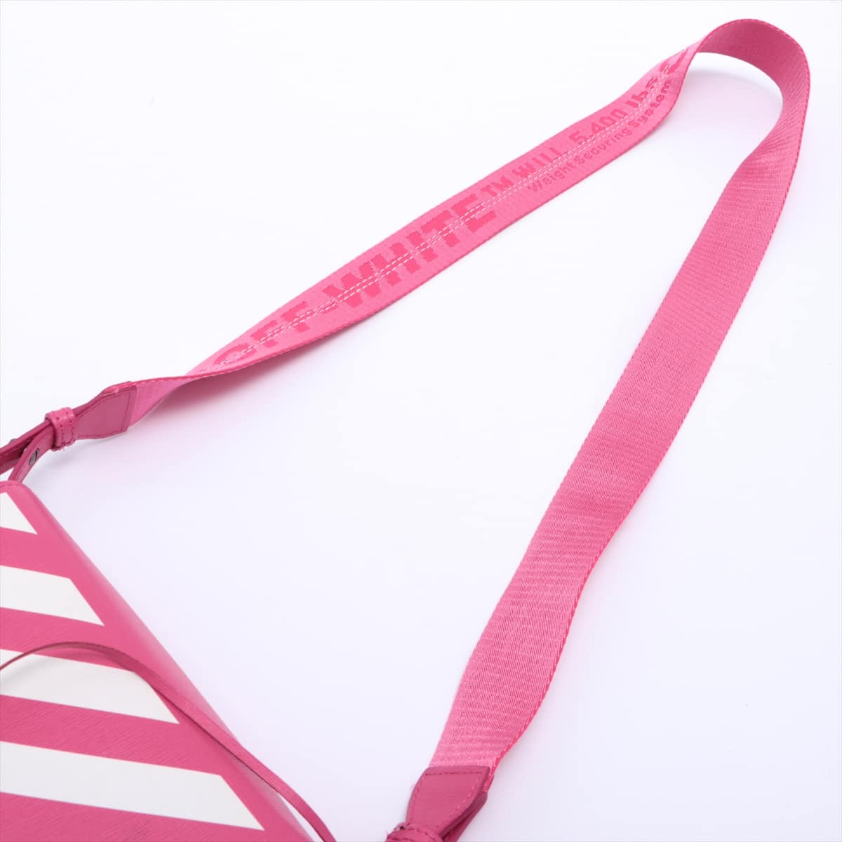 Off-White Leather 2way shoulder bag Pink