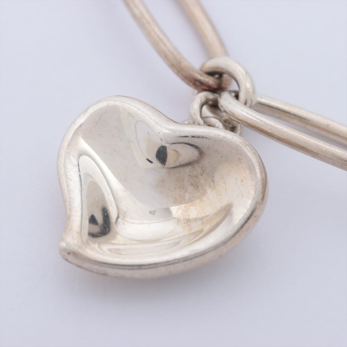Tiffany Open Heart Bracelet 925 8.8g Silver