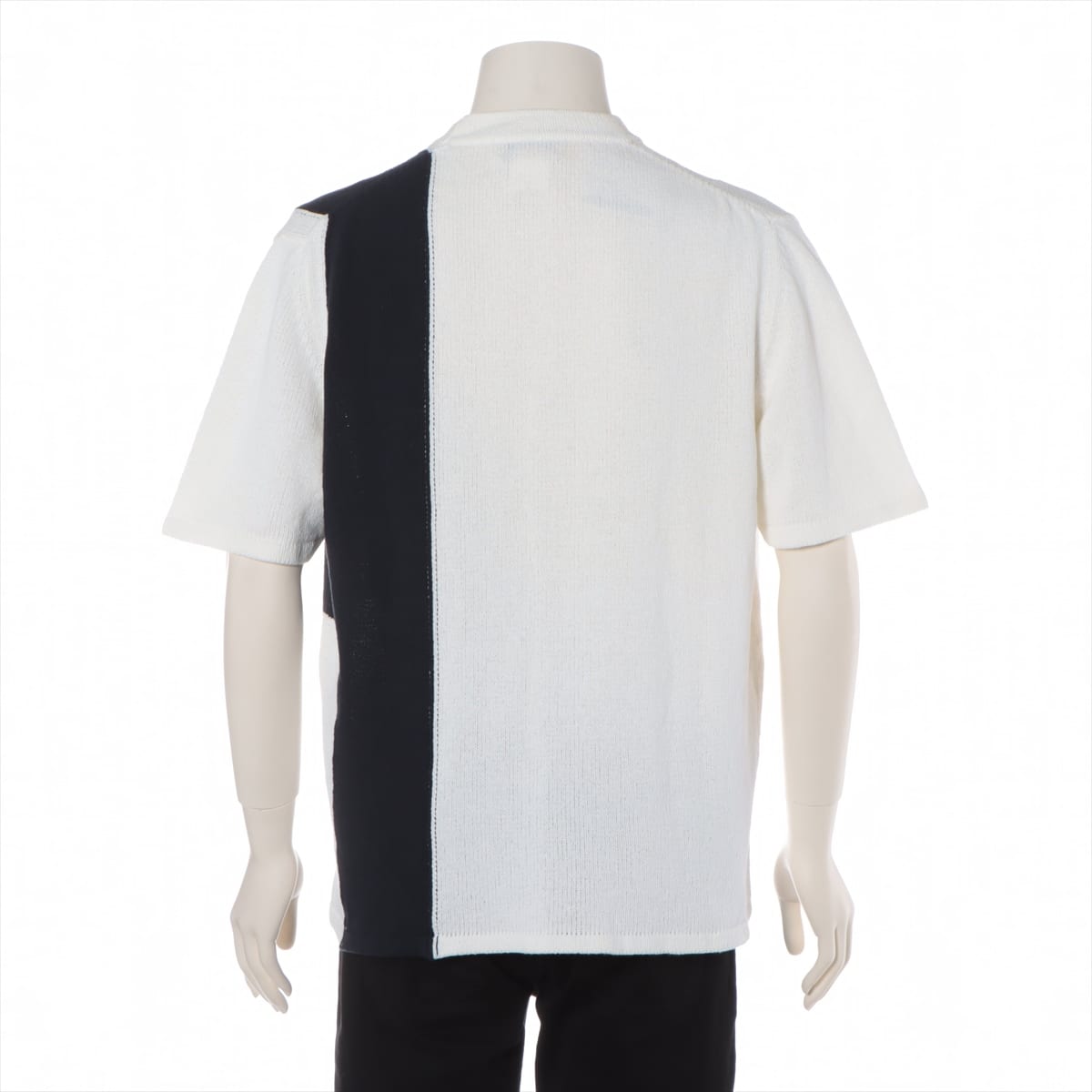 Hermès Cotton Short Sleeve Knitwear L Men's White