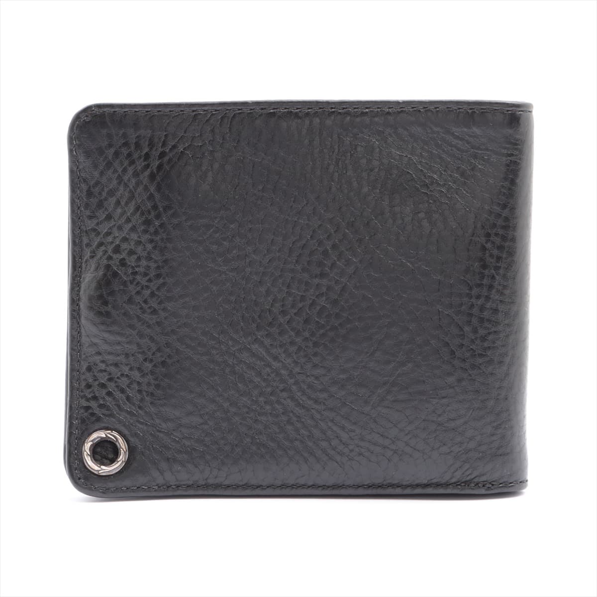 Chrome Hearts 1snap Wallet Leather With invoice Black