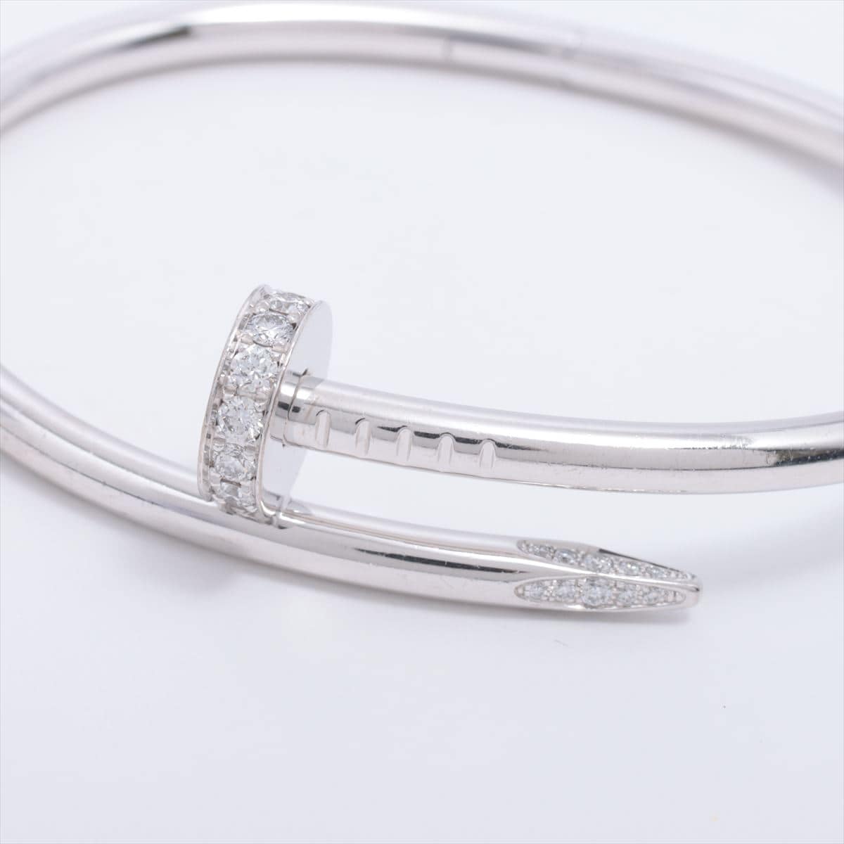 Cartier Juste un Clou diamond Bracelet 750 WG 32.1g 16