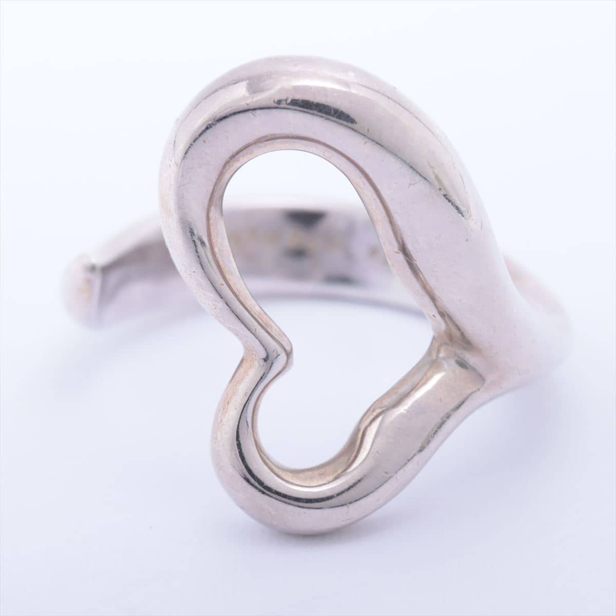 Tiffany Open Heart rings 925 7.4g Silver