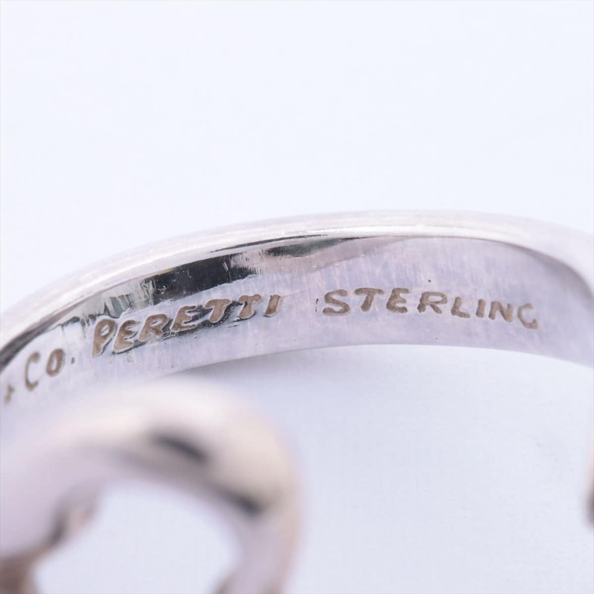 Tiffany Open Heart rings 925 7.4g Silver
