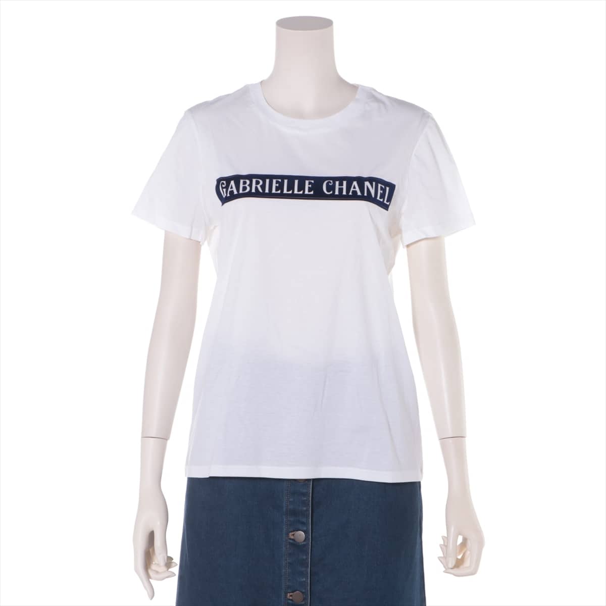 Chanel P57 Cotton T-shirt 38 Ladies' White
