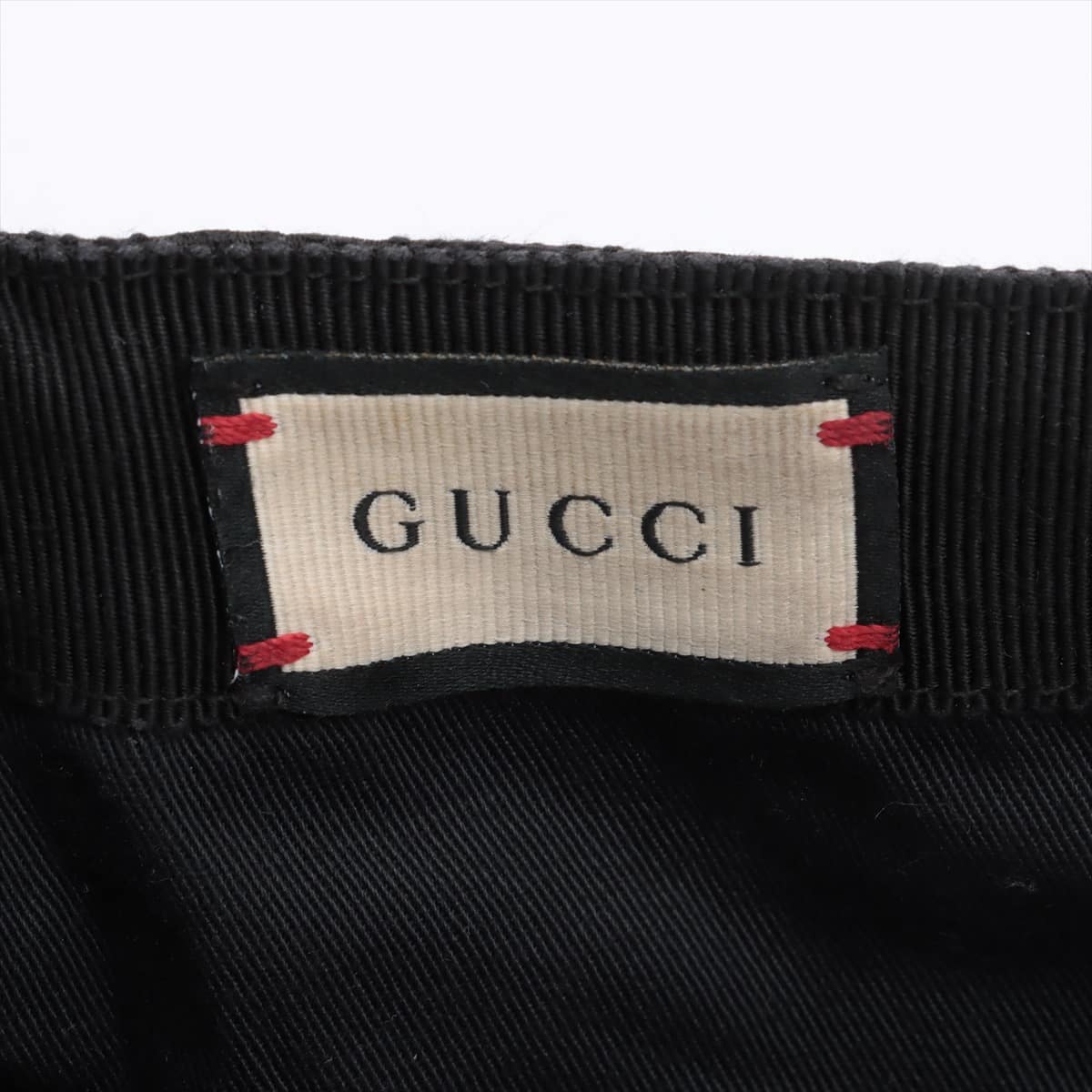 Gucci 200035 GG Canvas Cap Cotton & polyester Black