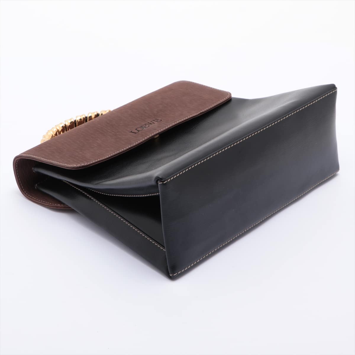 Loewe Velazquez Leather 2way handbag Black