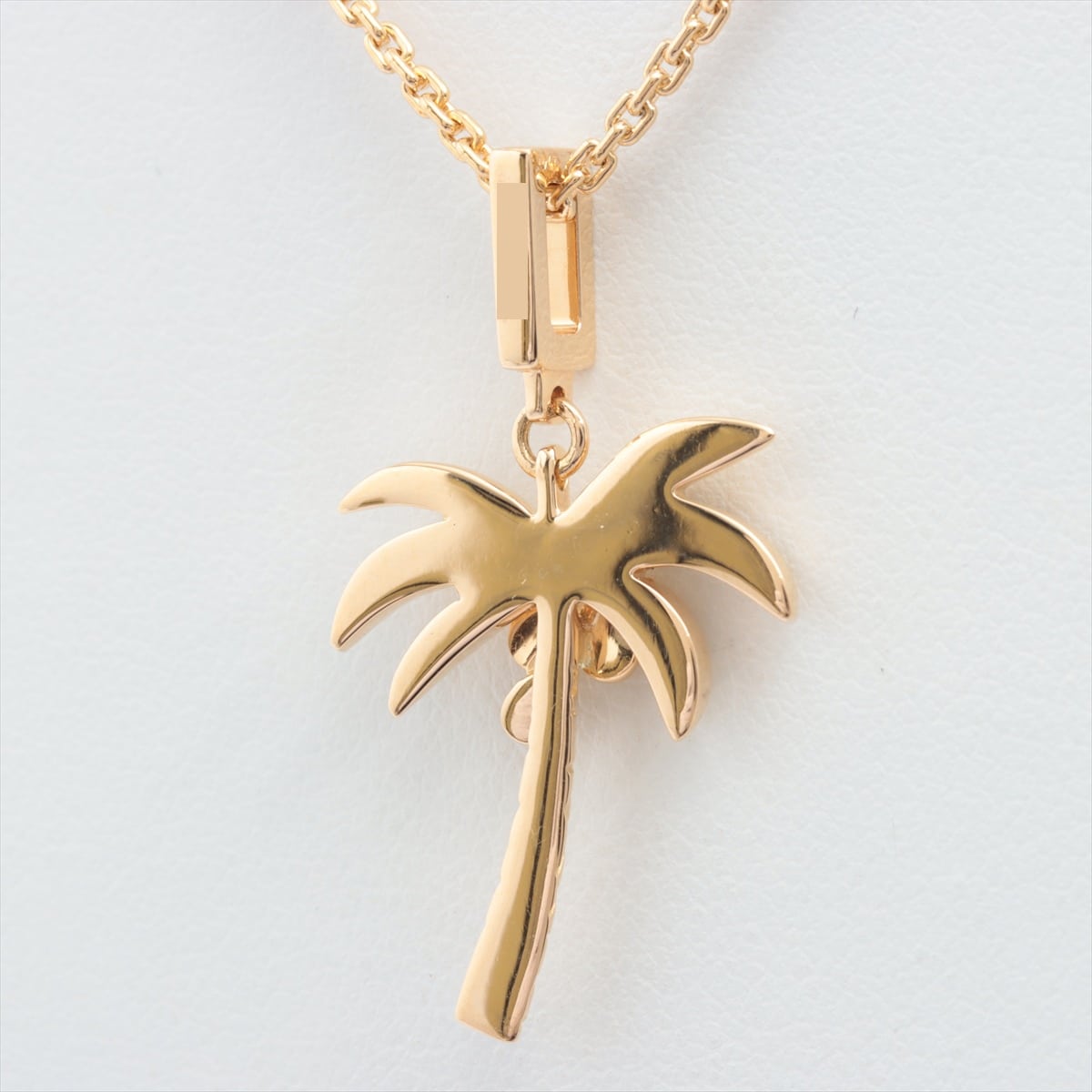 Louis Vuitton Palm tree diamond Necklace 750(YG) 9.3g