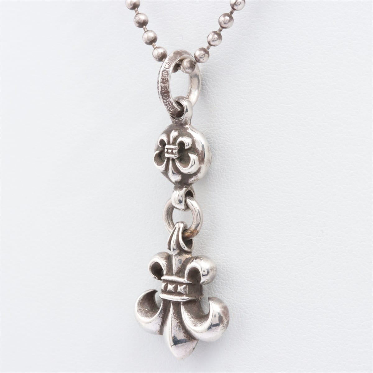 Chrome Hearts 1 ball BS Flare Necklace 925 15.8g Ball Chain