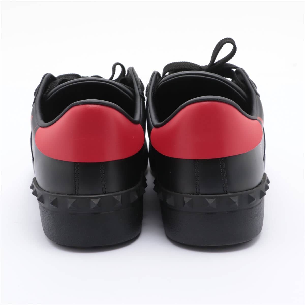 Valentino Garavani Leather Sneakers 40 Men's Red x Black TY2S0830