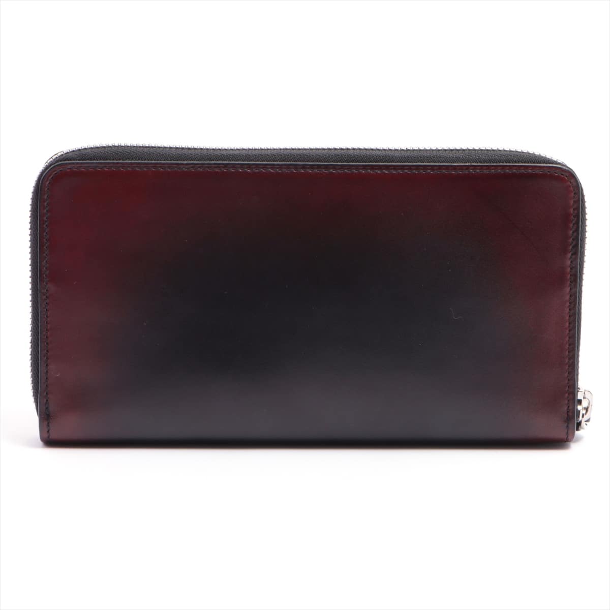 Berluti Round-Zip-Wallet Red x Black There are scratches on the outer surface