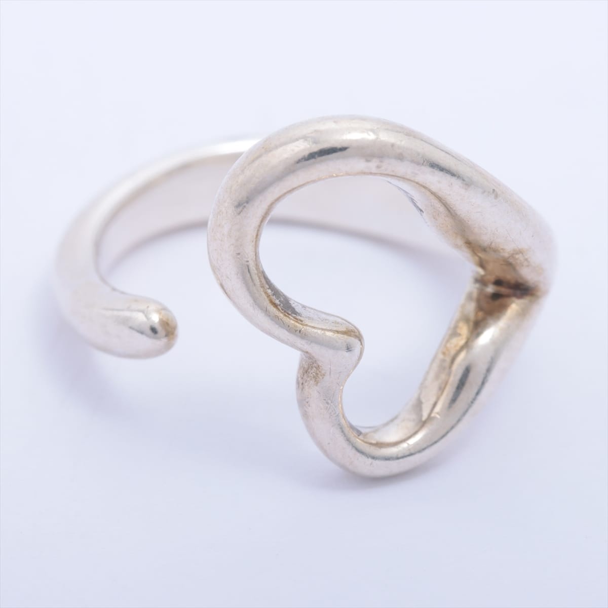 Tiffany Open Heart rings 925 4.6g Silver