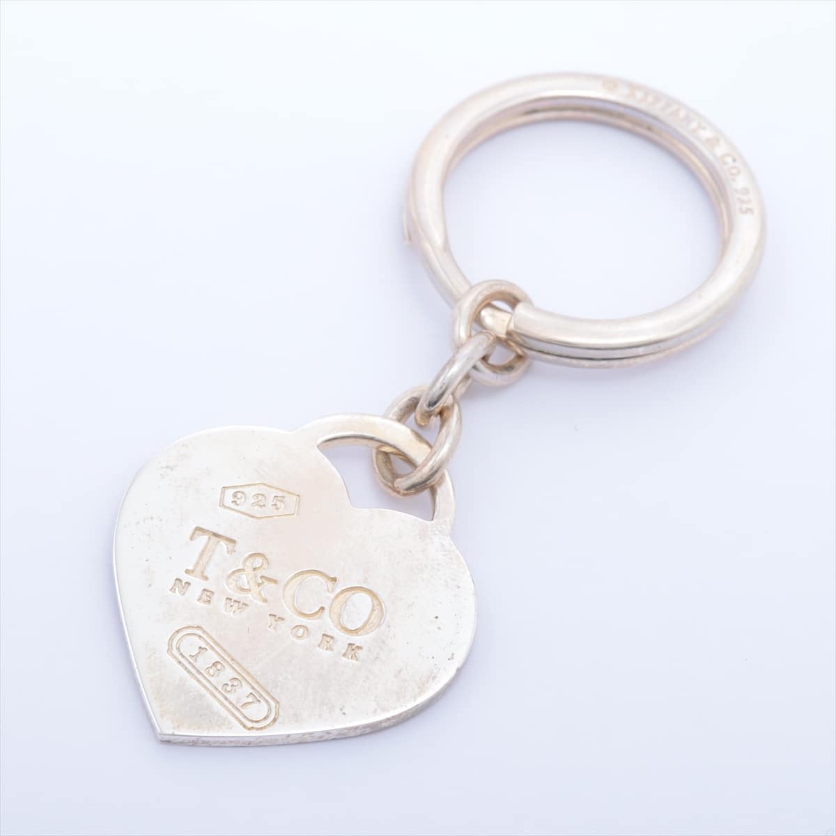 Tiffany Return To Tiffany Heart Tag Keyring 925 Silver