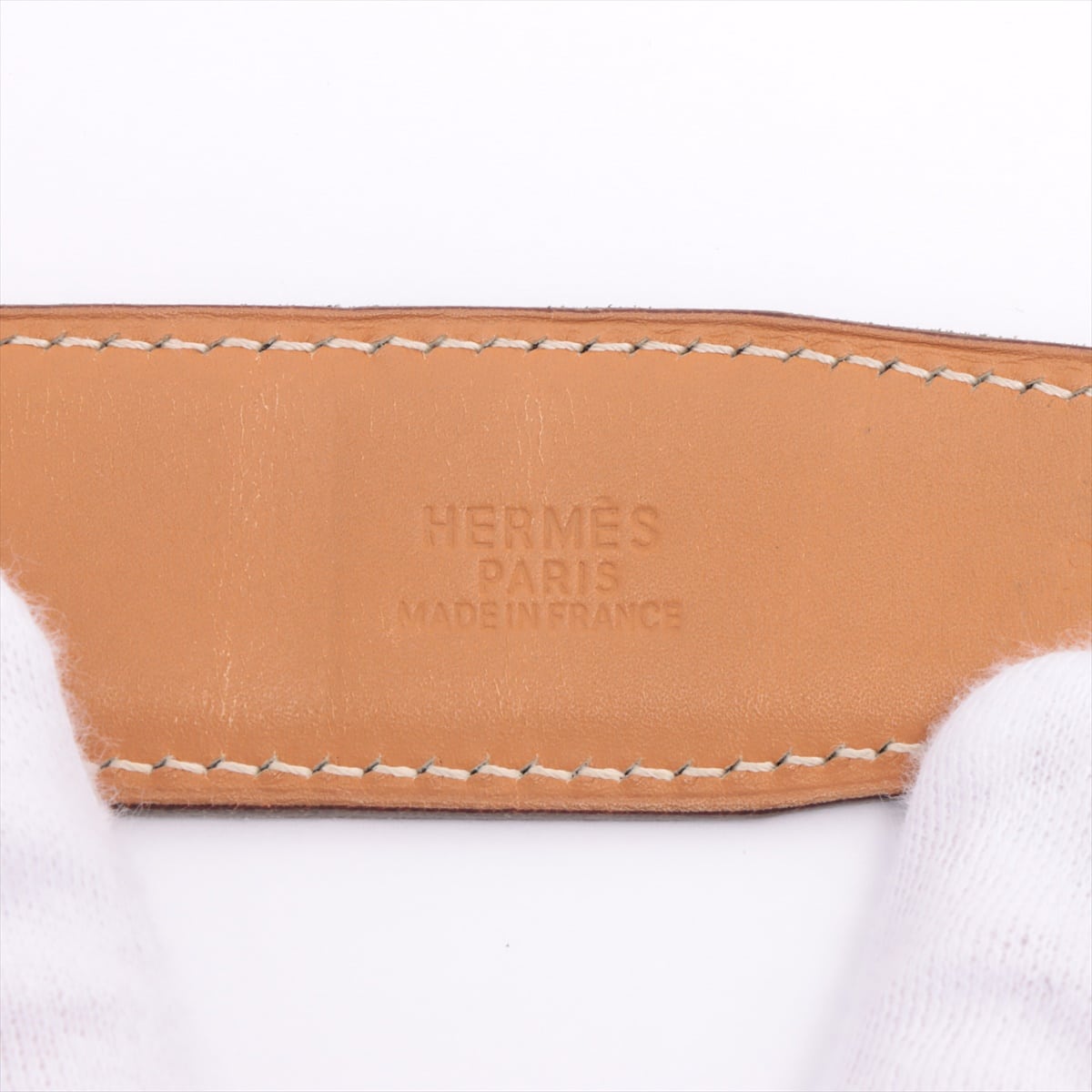 Hermès Touareg □C (1999) Belt 925 & leather Black