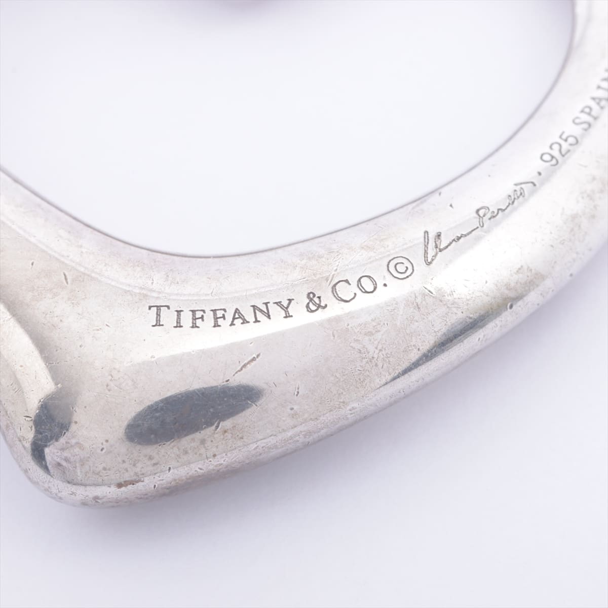 Tiffany Open Heart Necklace 925 19.0g Silver