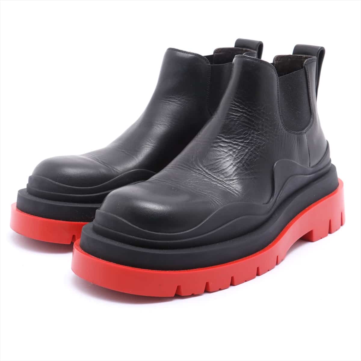 Bottega Veneta 20AW Leather Side Gore Boots 37 Ladies' Black THE TIRE BOOTS