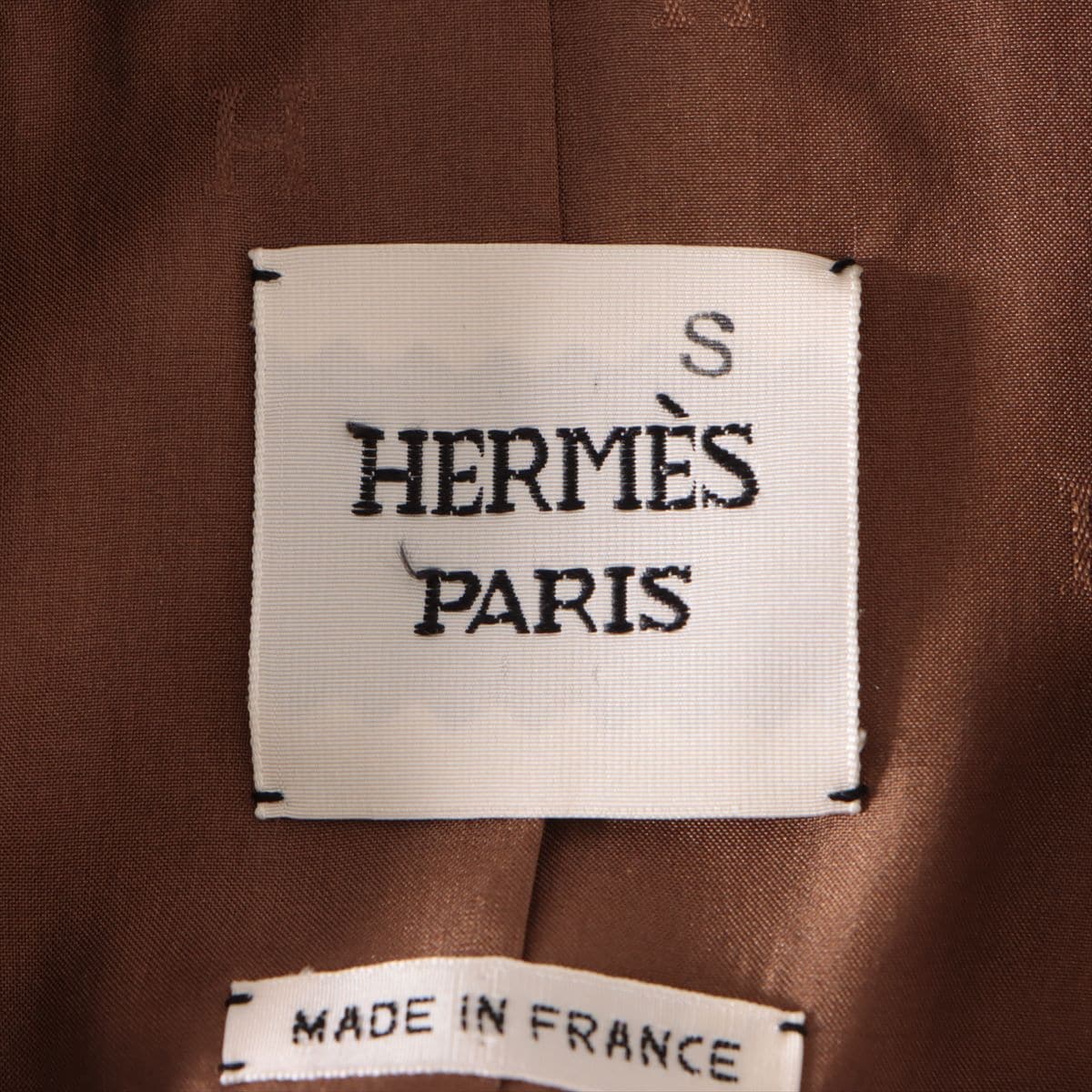 Hermès Wool Setup 34 Ladies' Brown  Sold goods