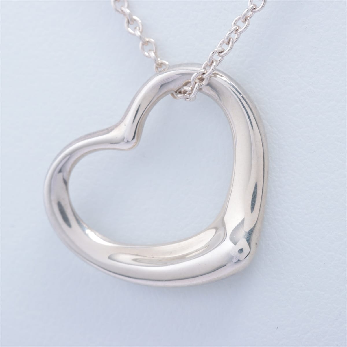 Tiffany Open Heart Necklace 925 Silver