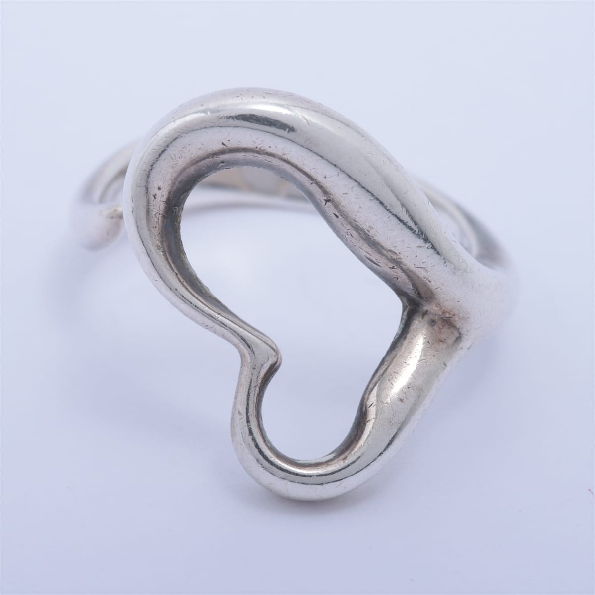 Tiffany Open Heart rings 925 5.1g Silver
