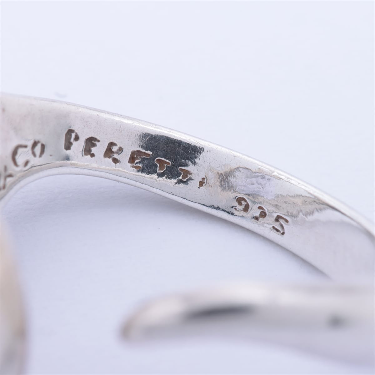 Tiffany Open Heart rings 925 5.1g Silver