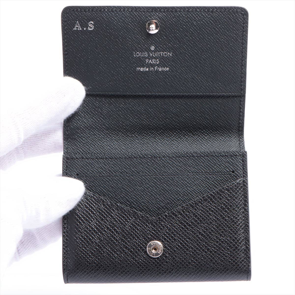Louis Vuitton Taiga Annveloop Cult de visite M64595 Card case