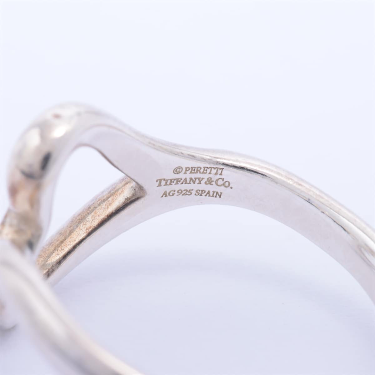 Tiffany Open Heart rings 925 2.4g Silver