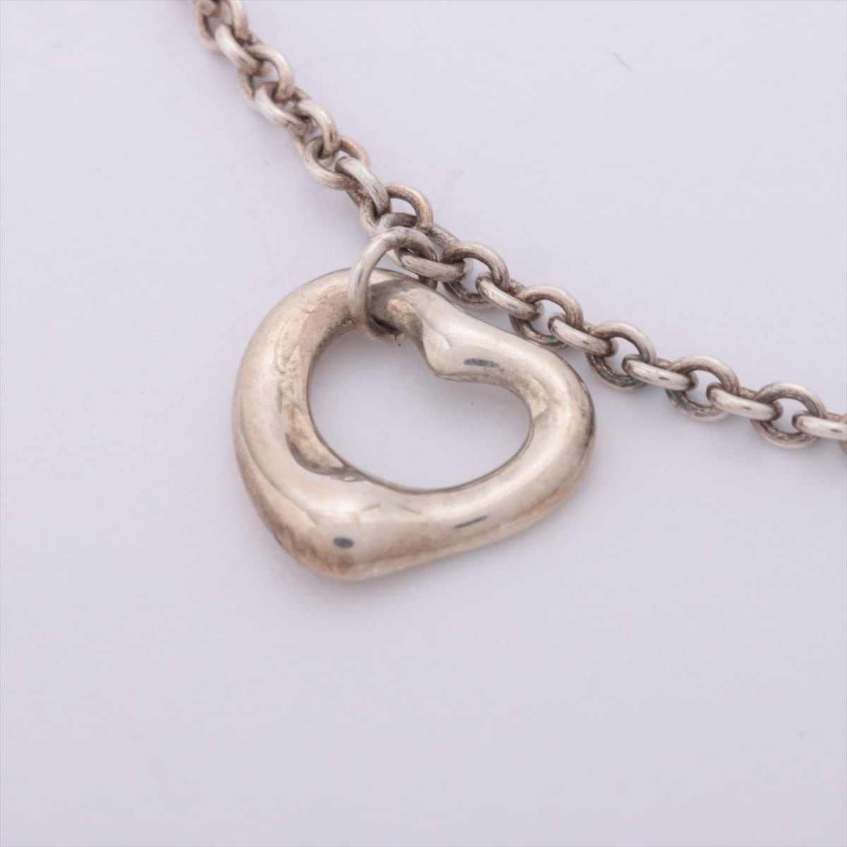 Tiffany Open Heart Bracelet 925 2.4g Silver