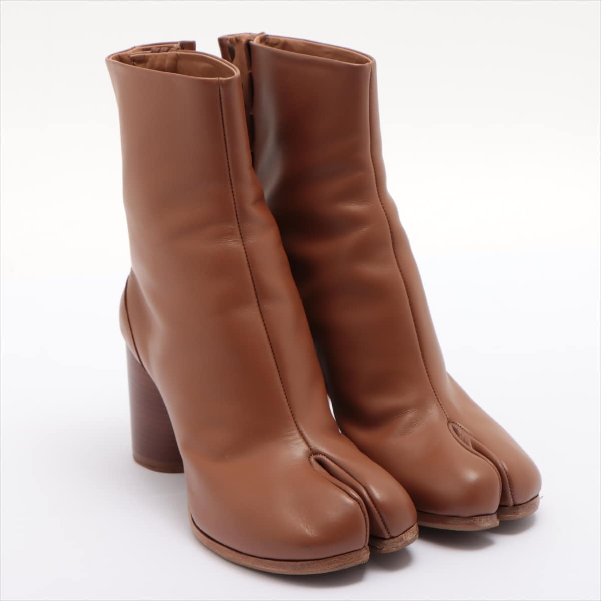 Maison Margiela TABI Leather Boots 37 Ladies' Brown S58WU0161