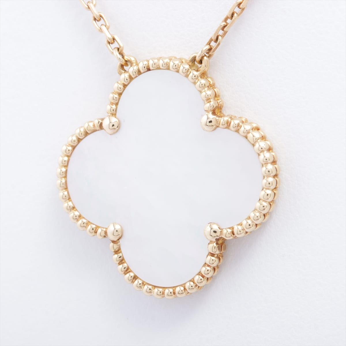 Van Cleef & Arpels Magic Alhambra shells Necklace 750(YG) 10.5g Limited to the 100th anniversary