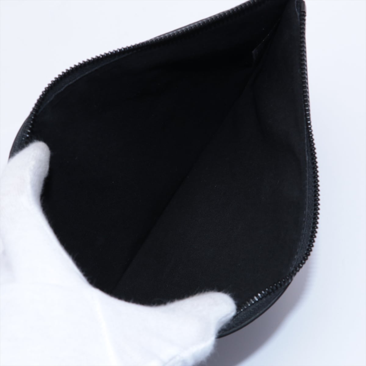 Maison Margiela 4 stitches Leather Clutch bag Black