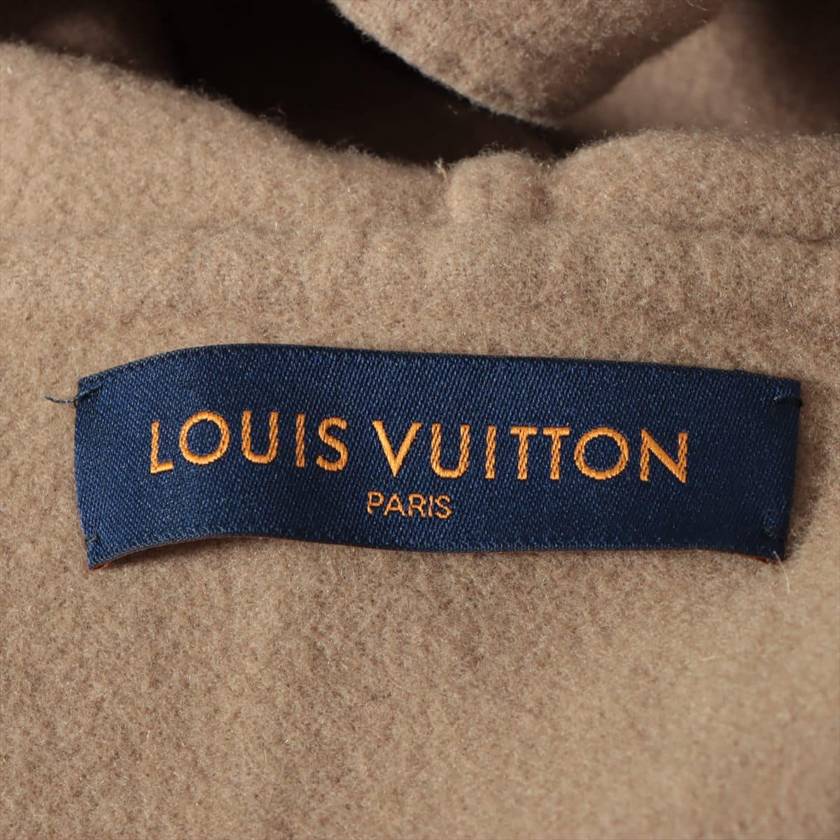 Louis Vuitton STAPLES EDITION Wool & cashmere Parker M Men's Beige  double face cream hoodie