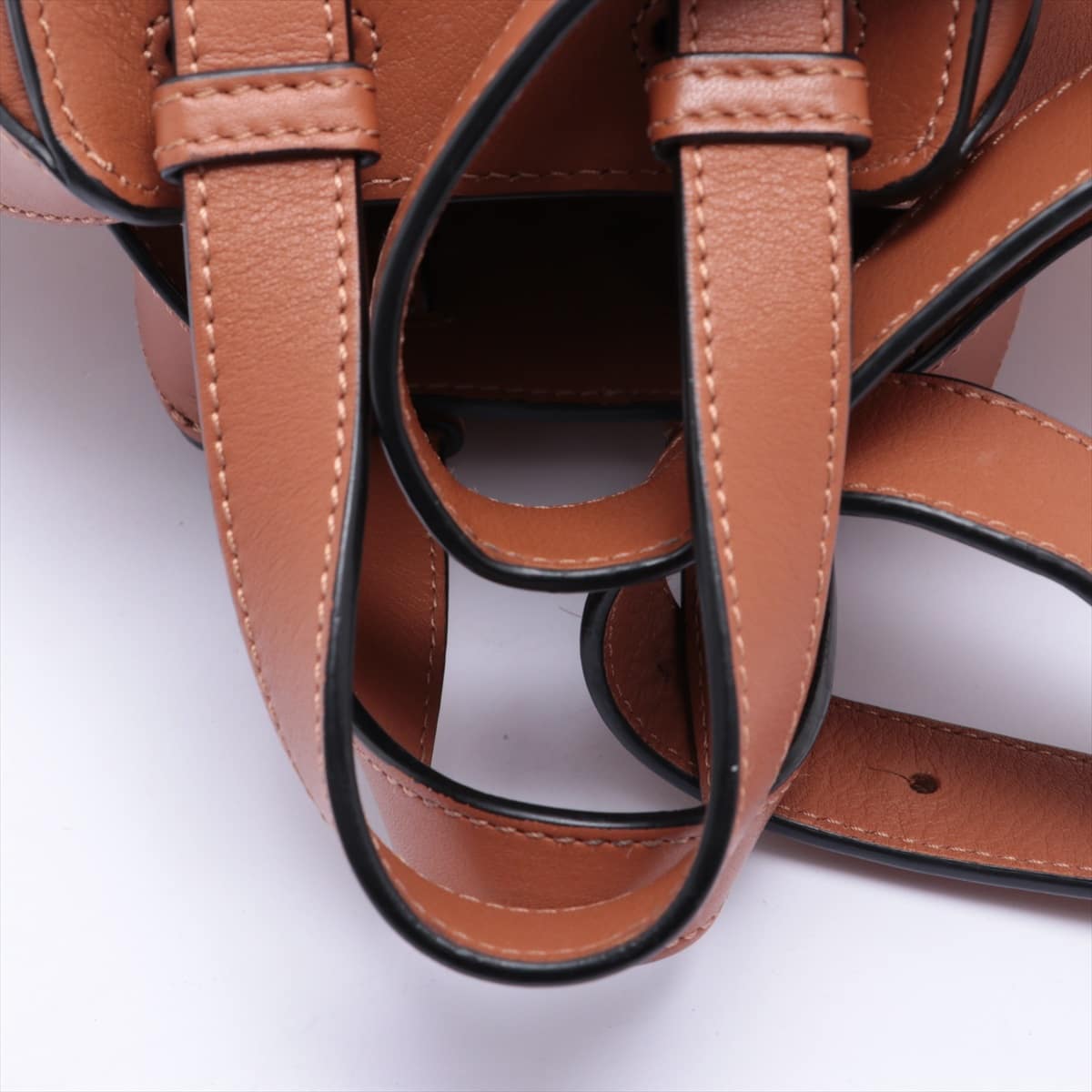 Loewe Hammock small Leather Shoulder bag Brown