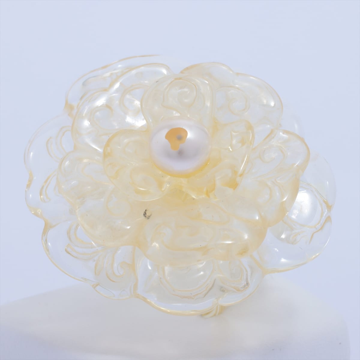 Chanel Camelia 03P rings Plastic Clear