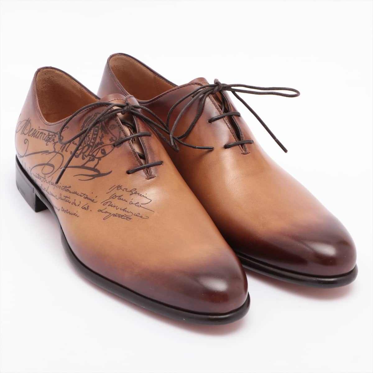 Berluti Calligraphy Leather Shoes 6 Men's Brown With genuine shoe tree