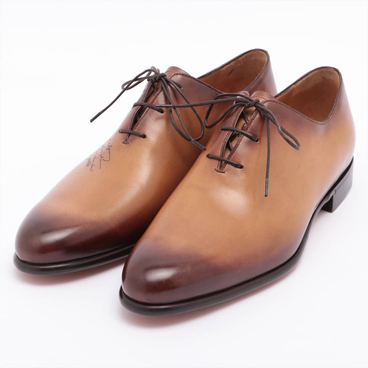 Berluti Calligraphy Leather Shoes 6 Men's Brown With genuine shoe tree