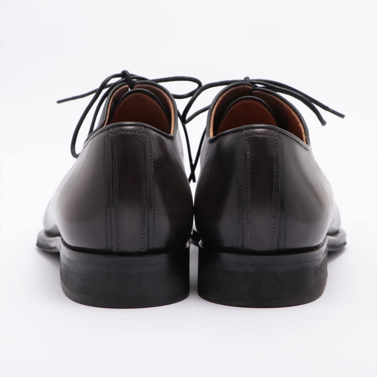 Berluti Calligraphy Leather Shoes 10 Men's Black Hole cut