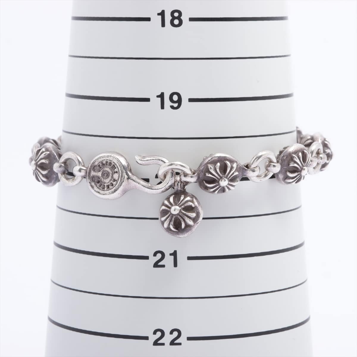 Chrome Hearts Cross ball Bracelet 925 68.3g