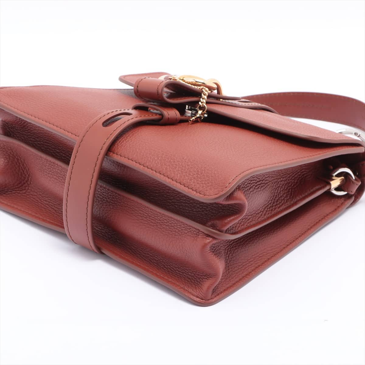 Chloe Abbey Leather 2way shoulder bag Brown