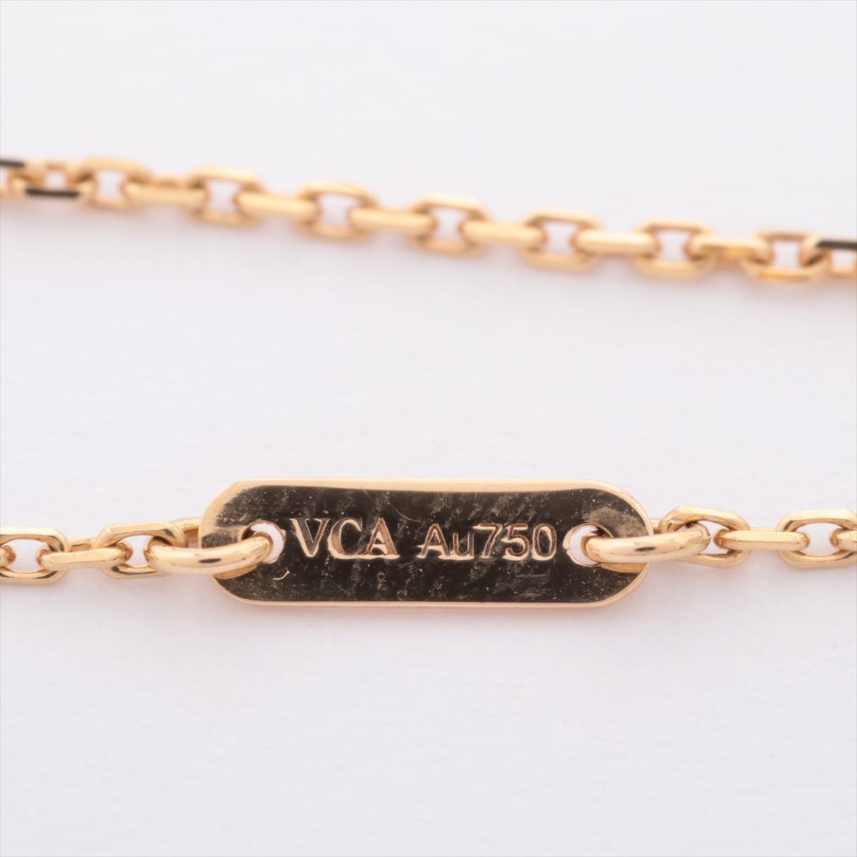 Van Cleef & Arpels Sweet Alhambra Papillon shells Necklace 750(YG) 2.9g