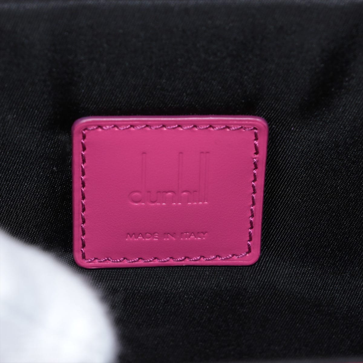 Dunhill GT lock bag Leather Shoulder bag Pink