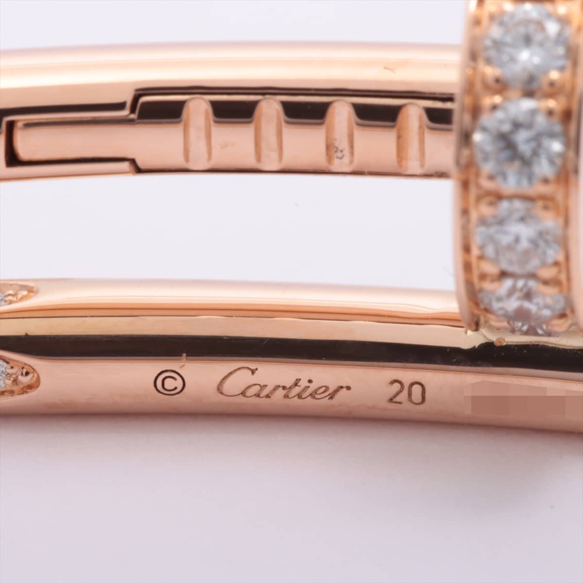 Cartier Juste un Clou diamond Bracelet 750(PG) 35.4g 20