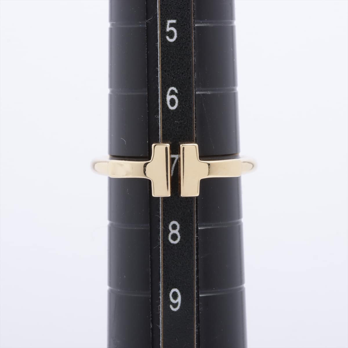 Tiffany T Wire rings 750(YG) 3.1g